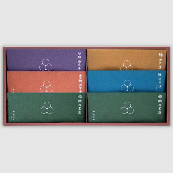 西京漬詰合せ 6点入 KN-6A | 京つけもの 西 利